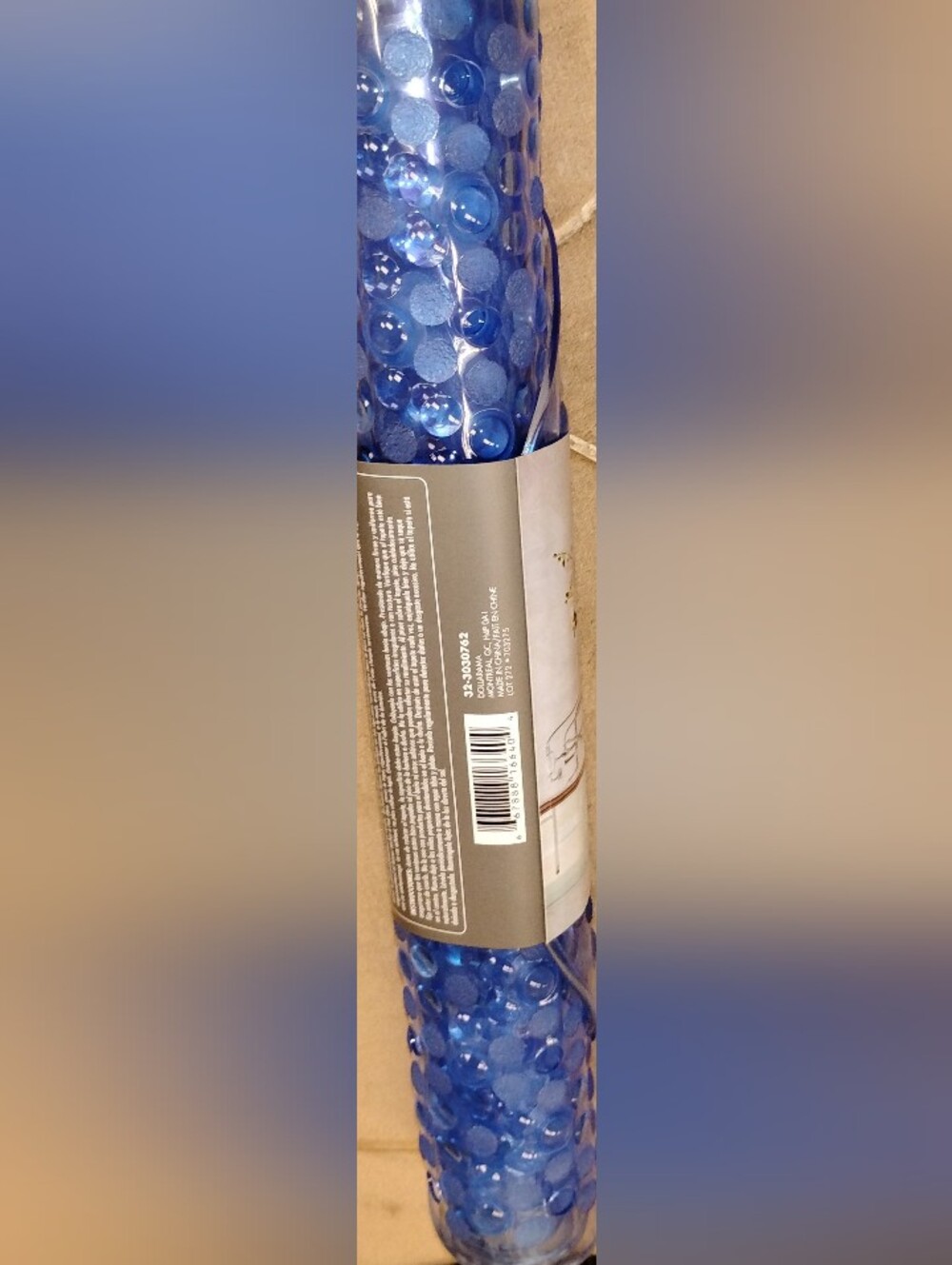 Dolan Bathroom Accessory Set Blue with Subtle Leaf Design